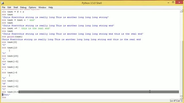 Python - 13 - String Indexing Include and Exclude смотреть онлайн
