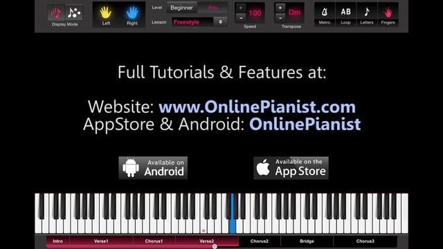 How to play On My Mind by Ellie Goulding - Piano Tutorial (Easy & Advanced) смотреть онлайн