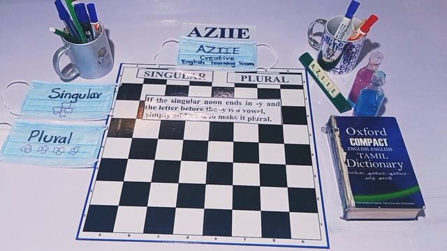 Singular and Plural / English Online Learning lessons at AZIIE смотреть онлайн