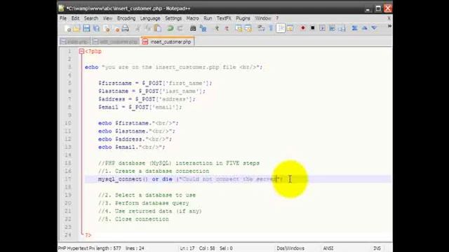 04 PHP MySQL - Simple CRUD - Insert Data 2 смотреть онлайн