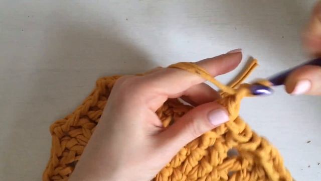 Ковер "Солнце". Вязание крючком из трикотажной пряжи смотреть онлайн