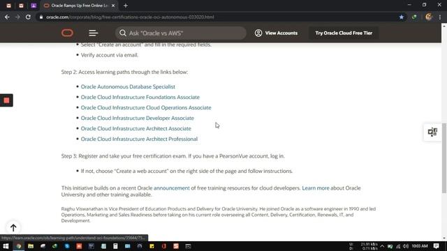 Oracle Free Certifications in Detail | Oracle Autonomous Database | OCI | in Urdu/Hindi | 2020 смотреть онлайн