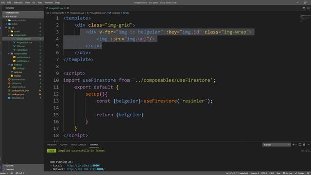 13 - Resimleri Gösterme İşlemi [AOS GALERİ][VUE3 - FIREBASE] смотреть онлайн