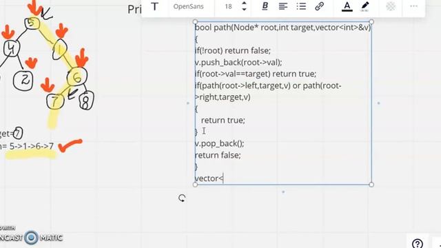Print Root to Node Path in Binary Tree || C++ смотреть онлайн