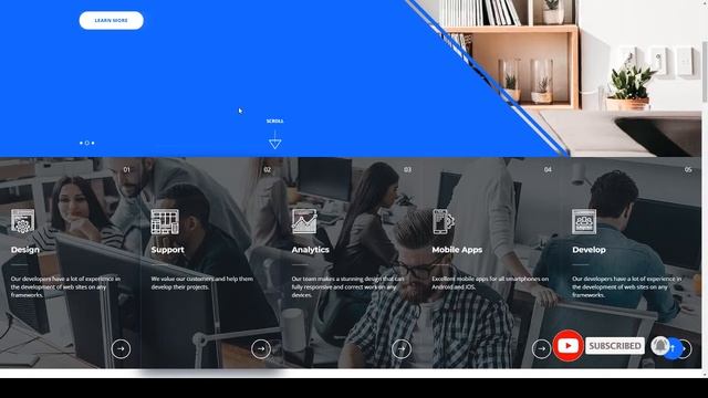Harizma Modern Creative Agency WordPress Theme смотреть онлайн