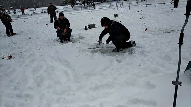Клёвое место, Спорт зона, ФОРЕЛЬ В СНЕГОПАД смотреть онлайн