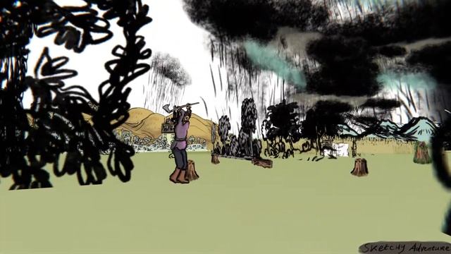 Gameplay trailer - Sketchy Fables - fps exploration, steam pc 2021 смотреть онлайн