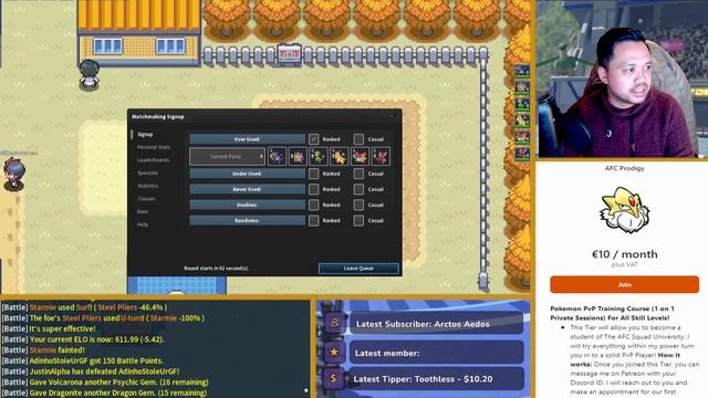 ARE WE HARD-STUCK AS ACE TRAINER?! Speedrun to Veteran Rank S11! PokeMMO PvP OU смотреть онлайн