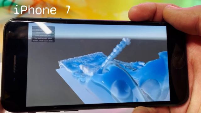 Real-time fluid simulation beta launch on iPhone 7. Made with Unity3D. Zibra Liquids смотреть онлайн