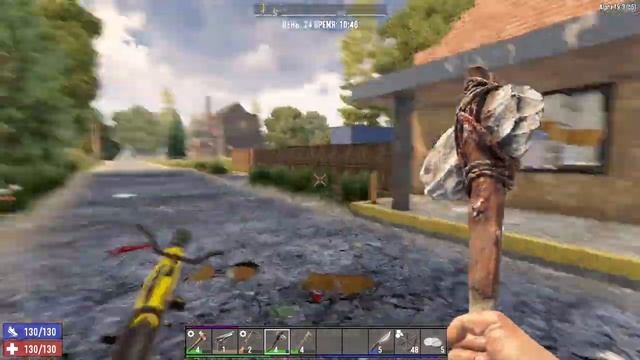 7 days to die Крафт велосипеда! смотреть онлайн