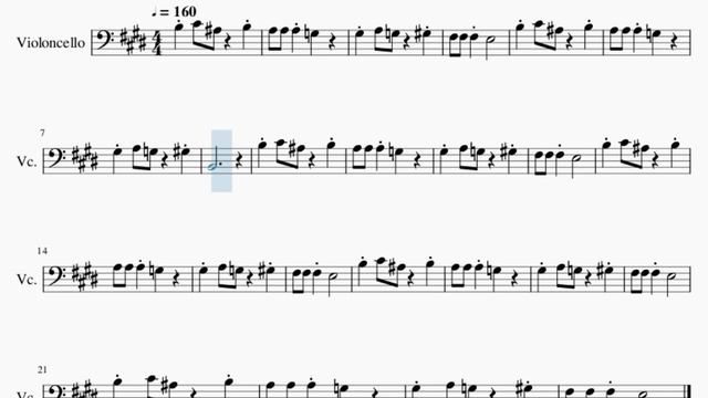 Cello Sheet Music: How to play Cbat by Hudson Mohawke смотреть онлайн
