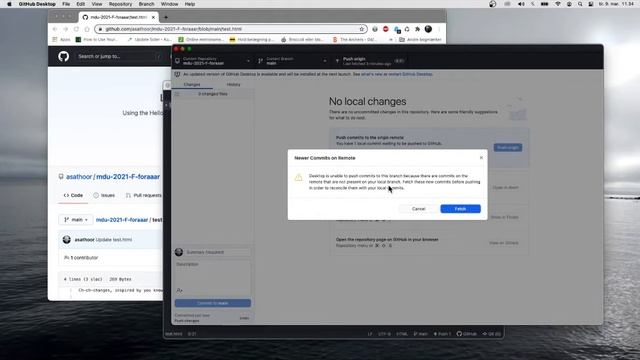 Github Desktop: Solve a Merge Conflict смотреть онлайн