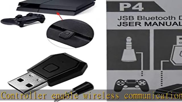 Bluetooth Adapter With Microphone For PS4 /PS5 HLRAO,USB Adapter Mini USB 4.0 Bluetooth Adapter/Don