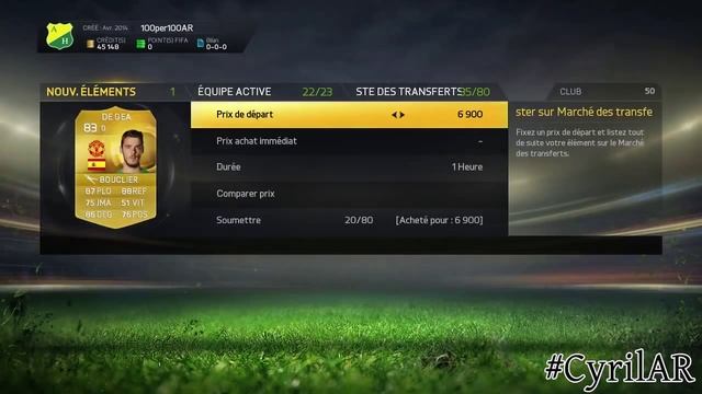 FUT 15 ••► REPRISE ACHAT RENVENTE | FUT MILLIONNAIRE | 1 MILLION DE CRÉDITS PAR MOIS | #CyrilAR смотреть онлайн
