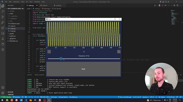Realtime Audio on Android with Python, Kivy and Audiostream (low level library) смотреть онлайн
