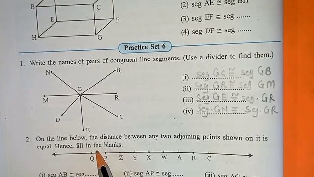 Practice set 6 class 7th | Geometrical construction смотреть онлайн
