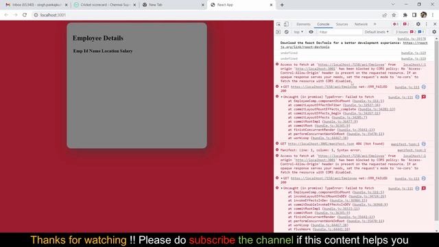 CORS issue resolved in just one line of Code | How to call API from React without CORS issue | Prox смотреть онлайн