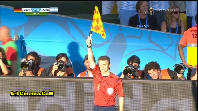 ملخص الشوط الأول الأرجنتين 0-0 المانيا نهائي 