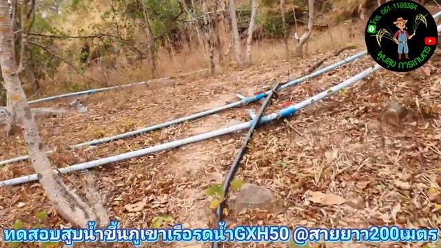 เรือรดน้ำ แรงๆ GXH50 สูบน้ำขึ้นภูเขาสูง ด้วยสาย 100เมตร และ 200เมตร ก่อนจะส่งไปที่จ.สุราษฎร์ธานี смотреть онлайн