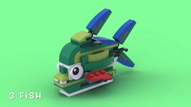 LEGO 31031 3 in 1 Creator Rainforest Animals +2 Alternates Digital Speed Build смотреть онлайн