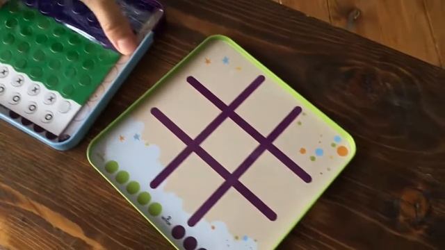 Магнитная игра Крестики нолики и 4 в ряд смотреть онлайн