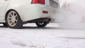 Субару выхлоп на приоре.