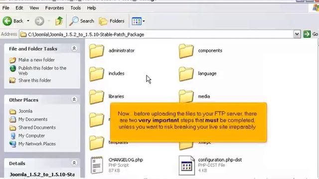 How to upgrade Joomla 1.5.x to the latest version using FTP - Joomla Tutorials смотреть онлайн