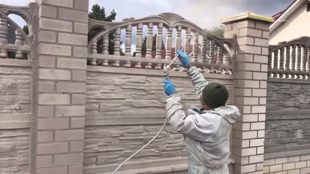 Окраска ажурного забора под высоким давлением смотреть онлайн