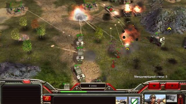 Command & Conquer generals zero hour. Прохождение: Китай, 3 миссия. смотреть онлайн