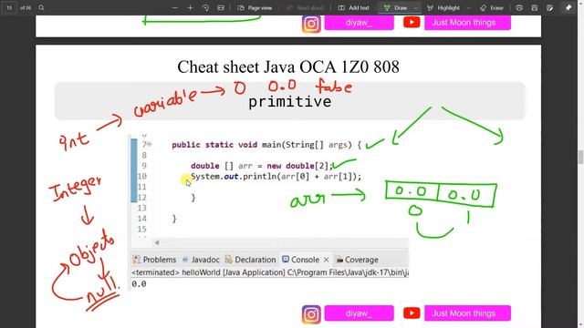 How to Pass OCA Java 8 | Java OCA 1Z0 - 808 Cheat sheet #ocajava8 смотреть онлайн