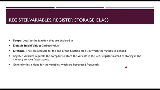 Storage Classes In C Auto, Extern, Static & Register Storage Classes: C Tutorial In Hindi #49