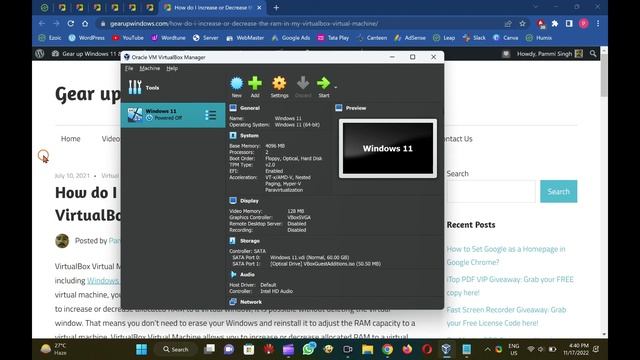 How to Increase or Decrease RAM in VirtualBox Virtual Machine? смотреть онлайн