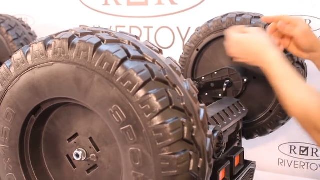 Сборка детского электромобиля RiverToys Buggy А707АА смотреть онлайн