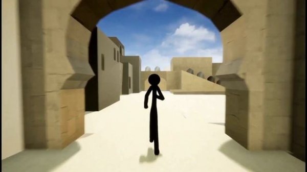 Counter-Strike - DE_dust2 Stickman game