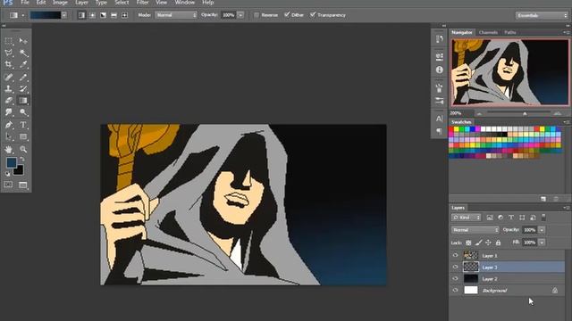 Speed Pixel Art Drawing - photoshop смотреть онлайн