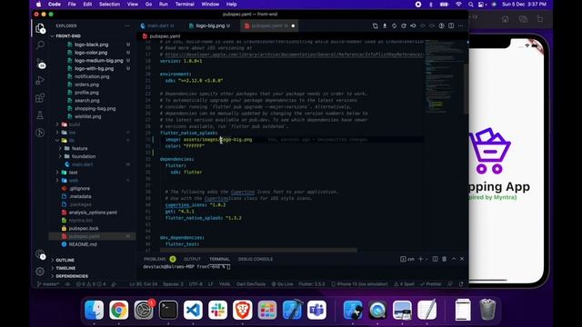 Flutter - Setting up the splash screen || Shopping App #2 смотреть онлайн