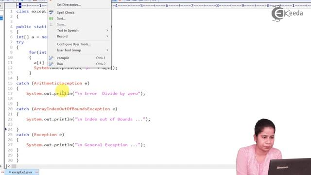 Multiple Catch Clauses - Exception Handling in Java Programming Language - Java Programming смотреть онлайн