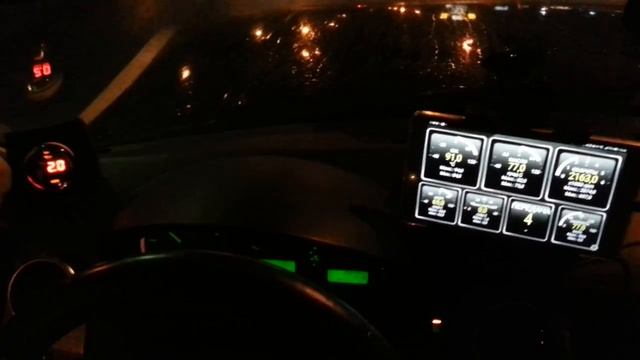 Land Rover Discovery 3 Давление на масле 10w-60, вечер, после пробега 20 км по трассе