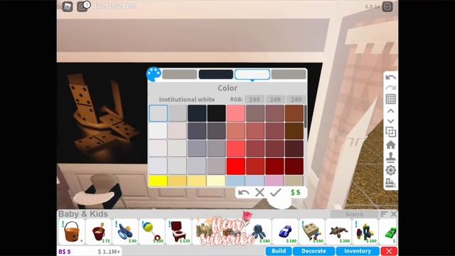 Aesthetic Blush Nursery | Roblox | 16k | Bloxburg | Speedbuild | fvirylyn смотреть онлайн