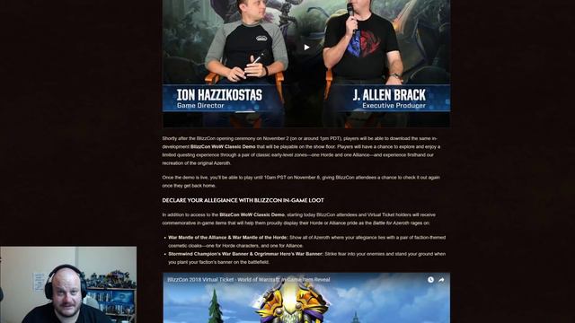 EmergencyAZ #36: CLASSIC WoW DEMO Is Coming To BLIZZCON!!