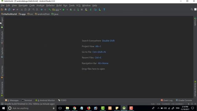 #1 Hello World Android App | Android App Development | Android Application development in Telugu смотреть онлайн