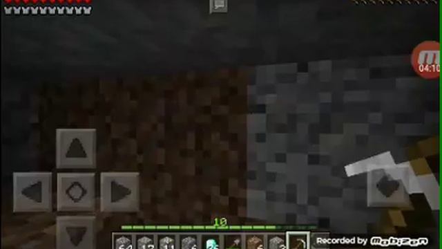 В игре Minecraft Pocket Edition нашёл железо золото алмазы смотреть онлайн
