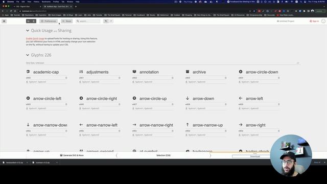 Generate your own icon font (with autocompleting icons) смотреть онлайн