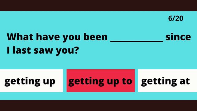 🛑 ¨GET¨ PHRASAL VERBS - ENGLISH GRAMMAR QUIZ! смотреть онлайн