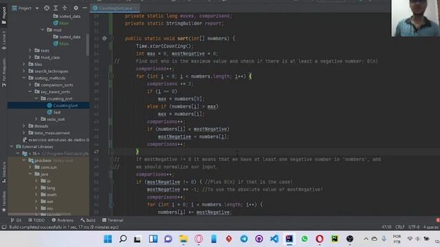 Estruturas de Dados - Métodos de Ordenação: Counting Sort, Radix Sort e Gnome Sort смотреть онлайн