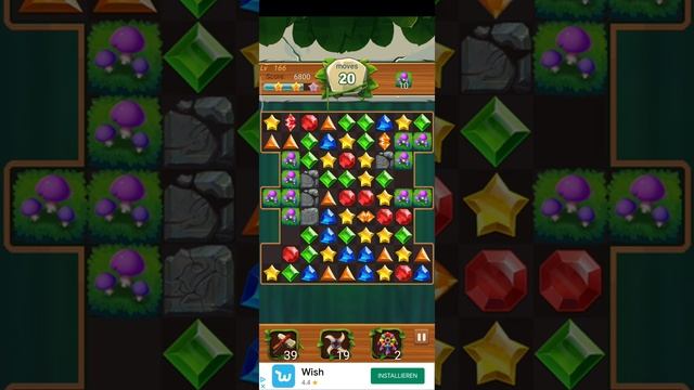 Jewels Jungle ? - Jewels & Gems Match 3 Puzzle 2021 Level 167 ⭐⭐ no Booster ? Android Gameplay ✅ смотреть онлайн