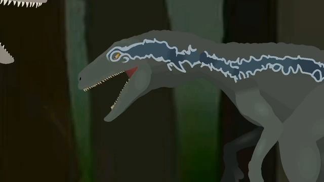 velociraptor blue vs atrociraptor ghost stick nodes pro dinosaurs battles season 1 EP 6 смотреть онлайн