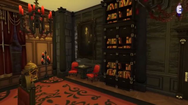 The Sims 4 House Tour | Vampire Mega Mansion смотреть онлайн