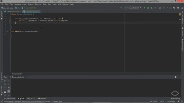 Operador ternário em Kotlin смотреть онлайн
