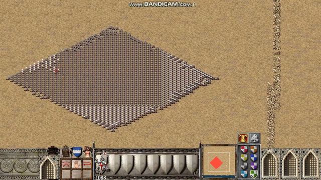 Stronghold Crusader knight VS Pikemen смотреть онлайн